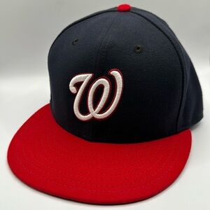 NEW ERA™️ Men's Size 7 3/8 WASHINGTON NATIONALS Official On-Field Baseball Cap